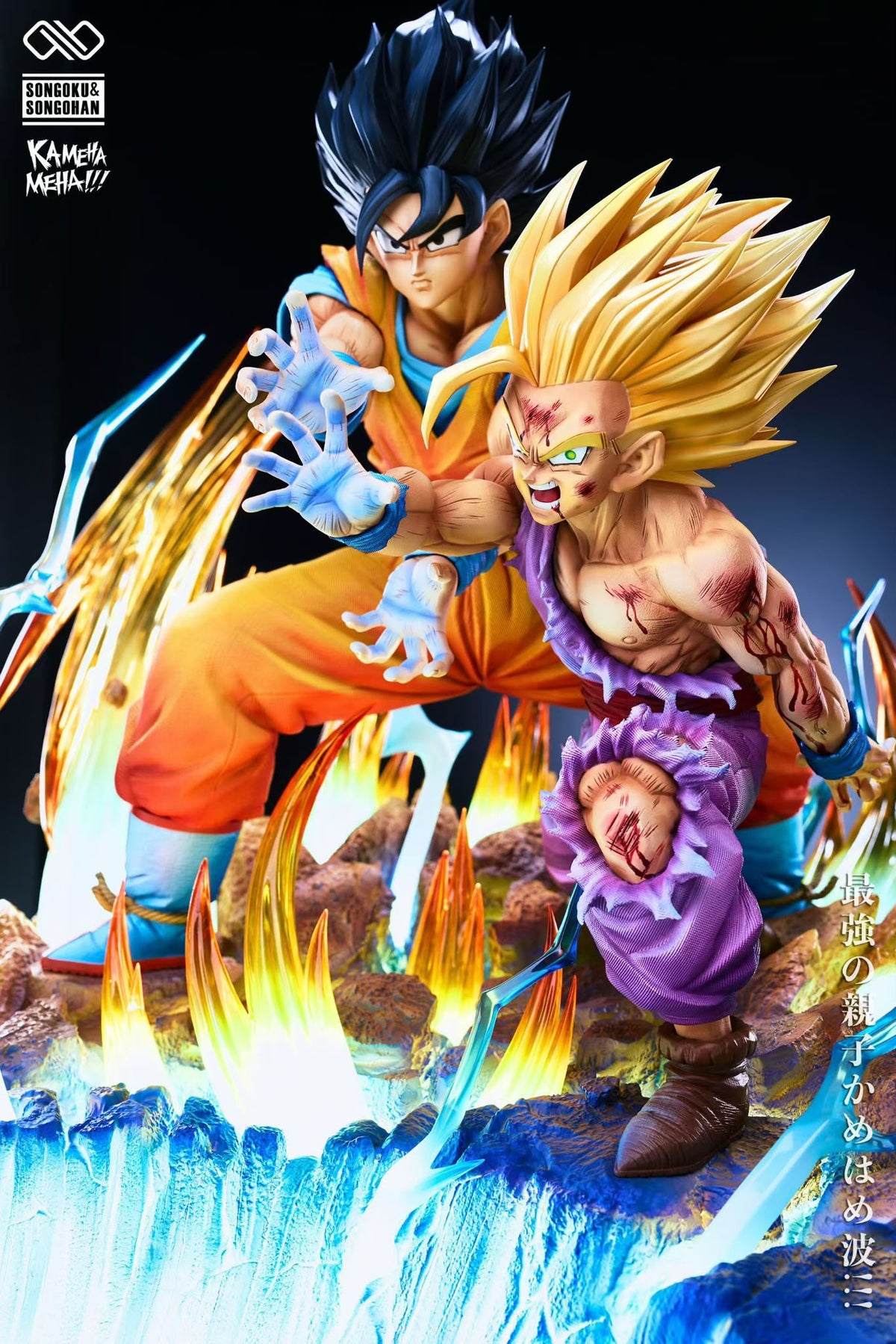 Infinite Studio DBZ Father & Son Goku Gohan Resin Statue DX Edition (pre-order)