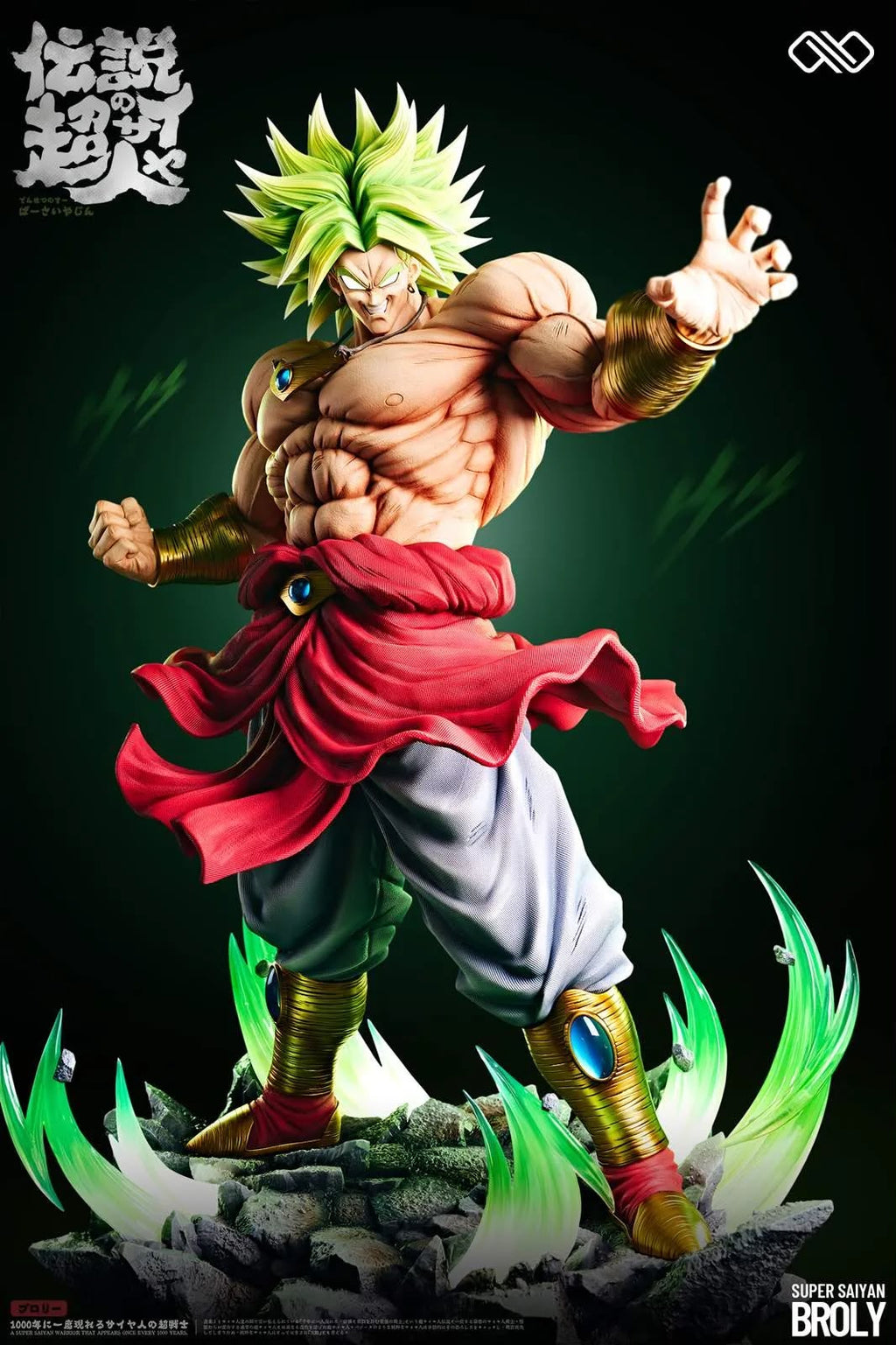 Infinite Studio DBZ Powering Up Broly Statue