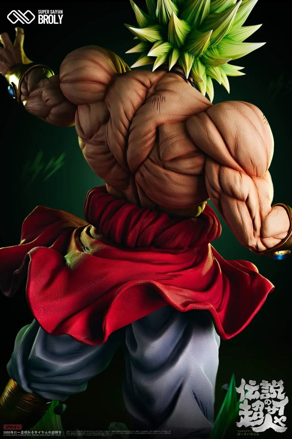 Infinite Studio DBZ Powering Up Broly Statue