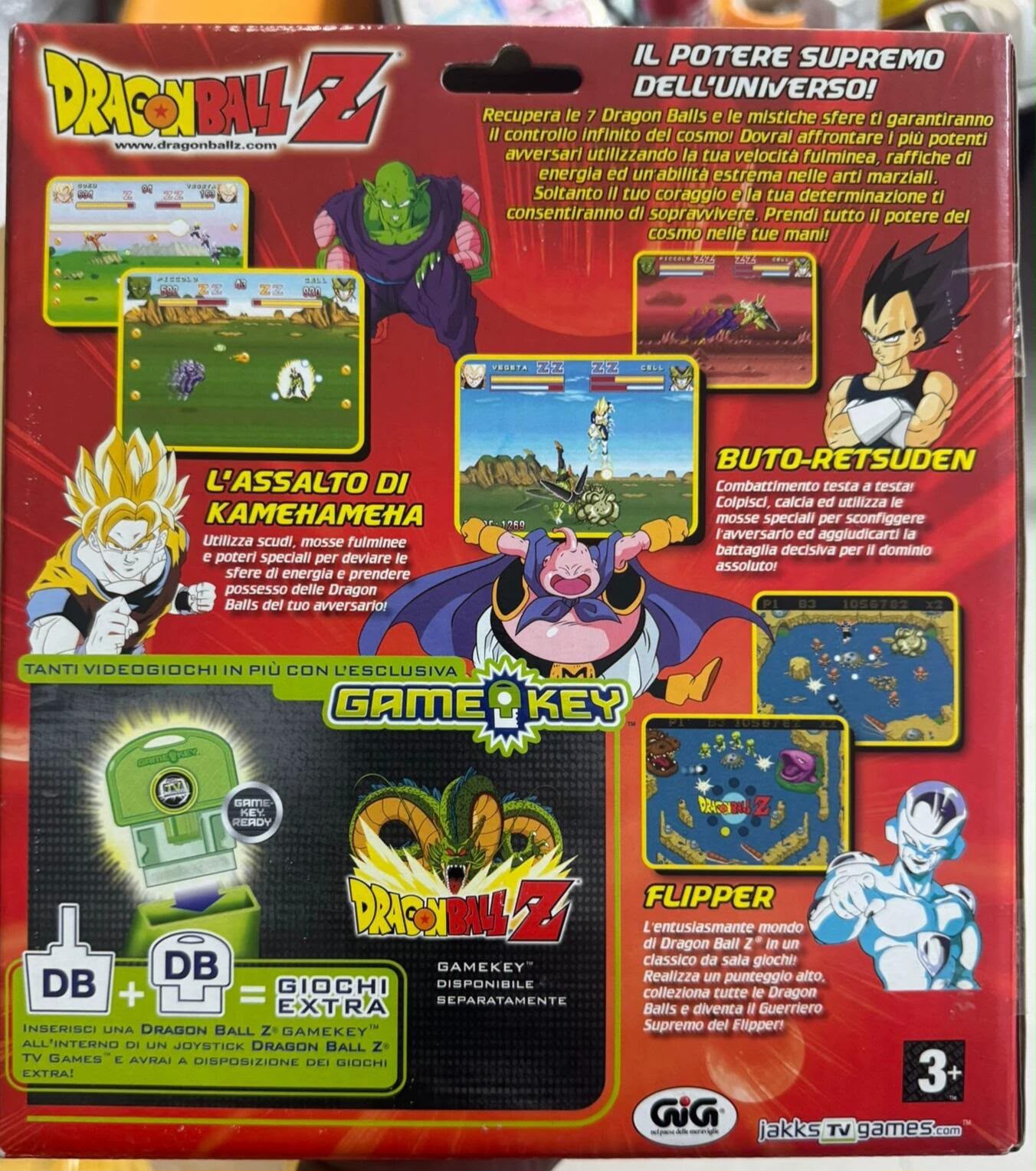 Jakks Pacific 2005 Dragonball Goku TV Game Key Joystick