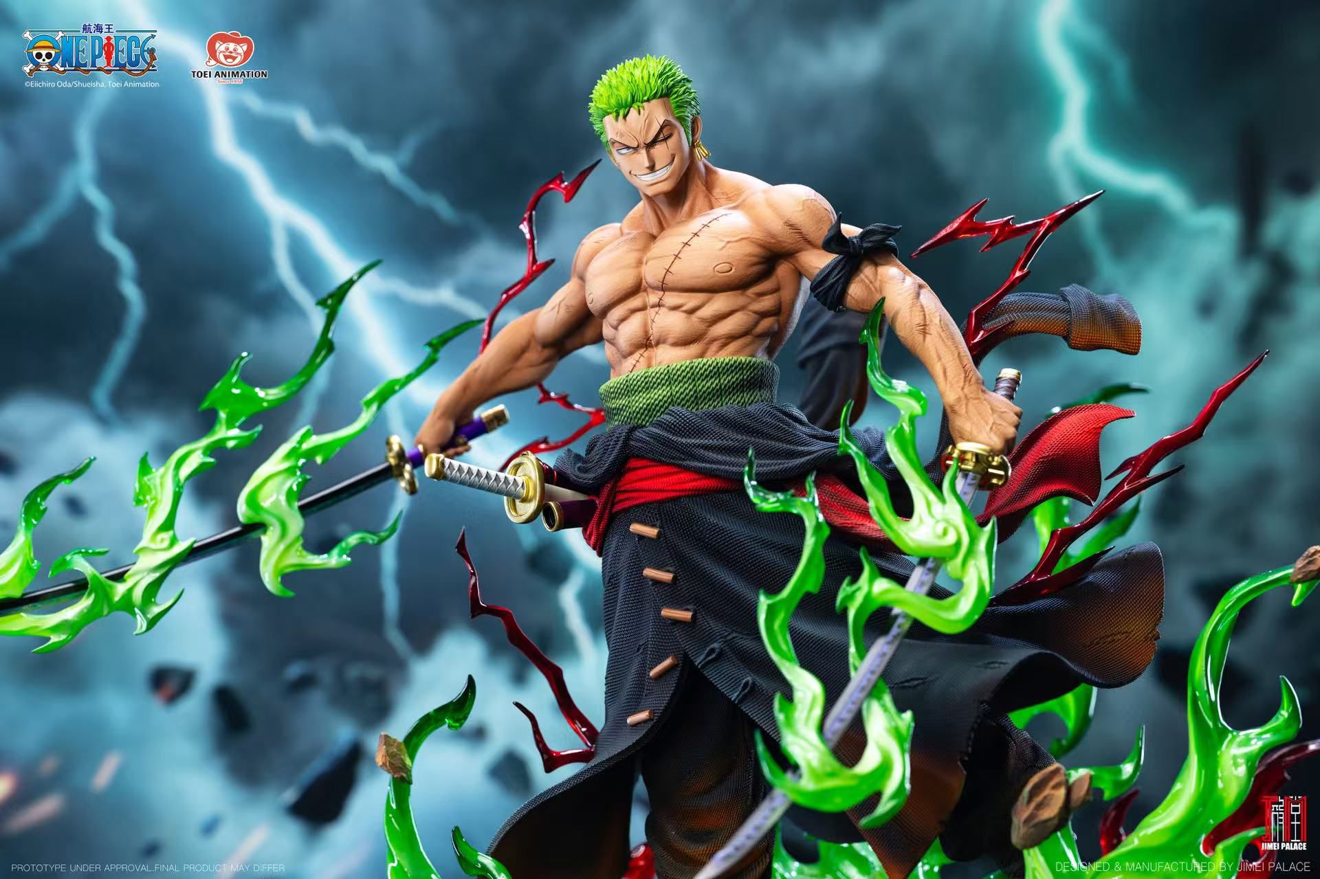 Jimei Palace 1/6 One Piece Roronoa Zoro Resin Statue (pre-order)