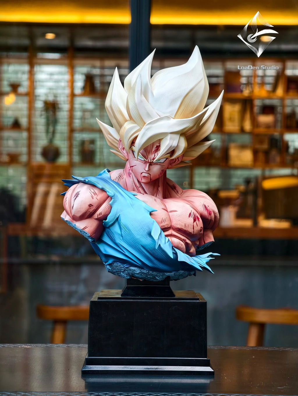 LoaDen Studio DBZ SS Goku Resin Bust Statue (pre-order)