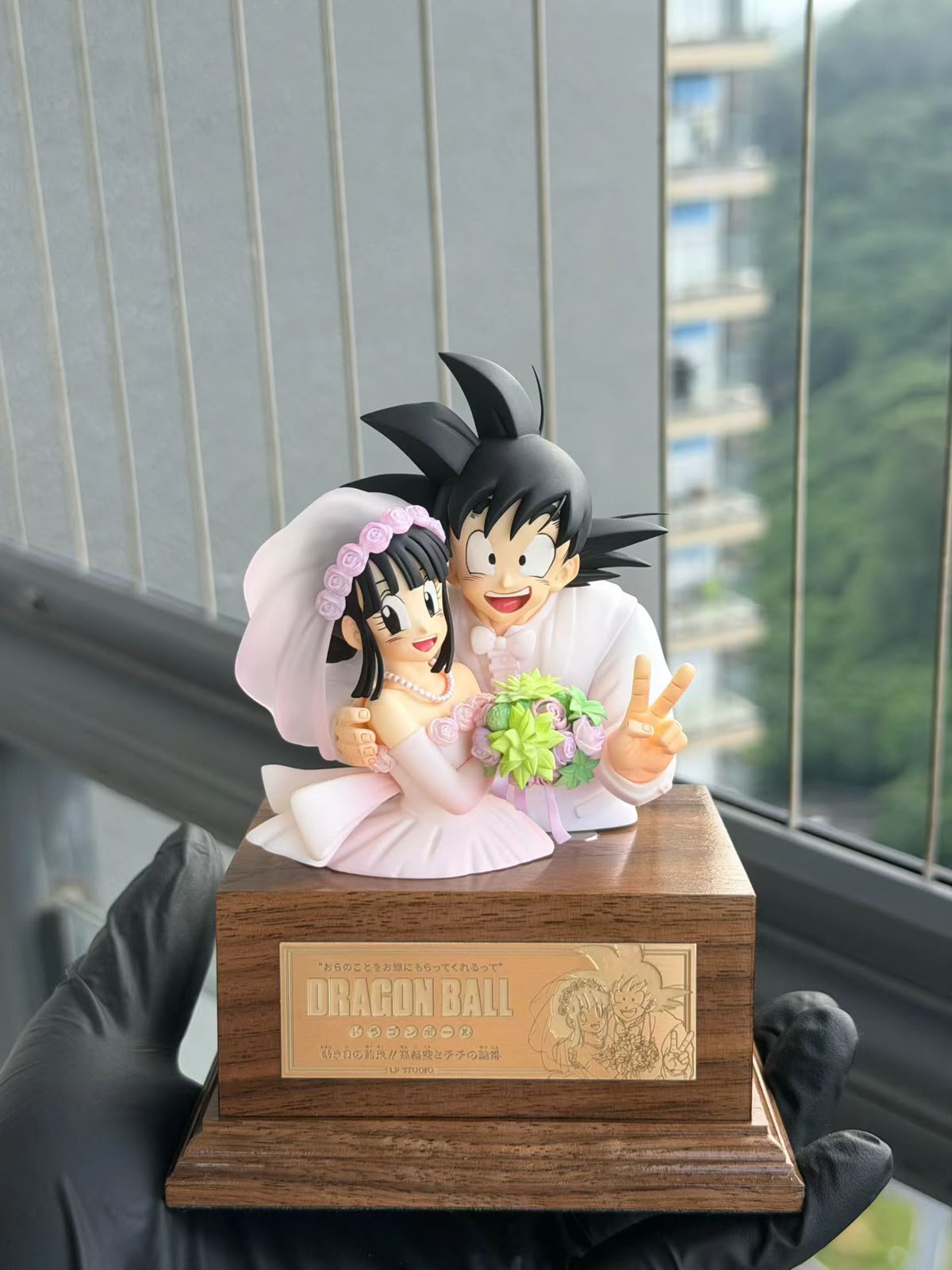 LP Studio DBZ Goku & Chi Chi Wedding Resin Bust Statue (pre-order)