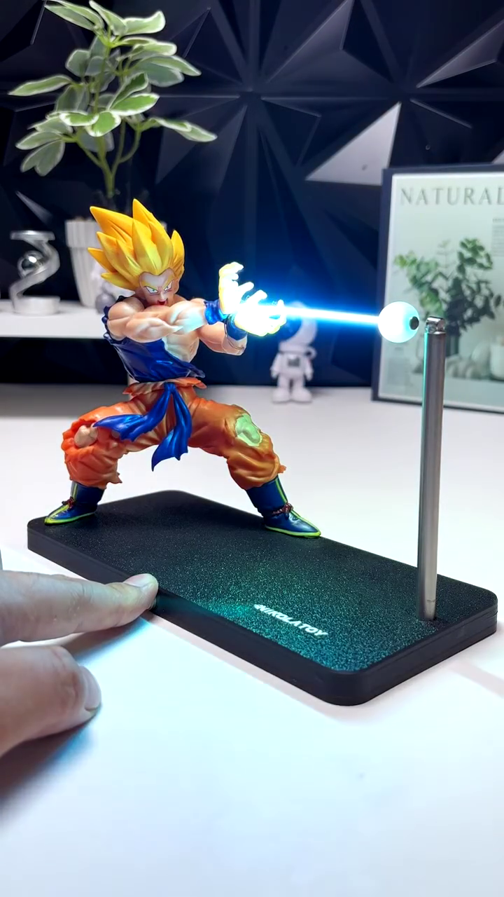NIKOLA TOY DBZ Goku Kamehameha LED Night Light Home Deco