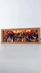 NIKOLATOY DBZ Acrylic Stereoscopic Painting LED Wooden BOX