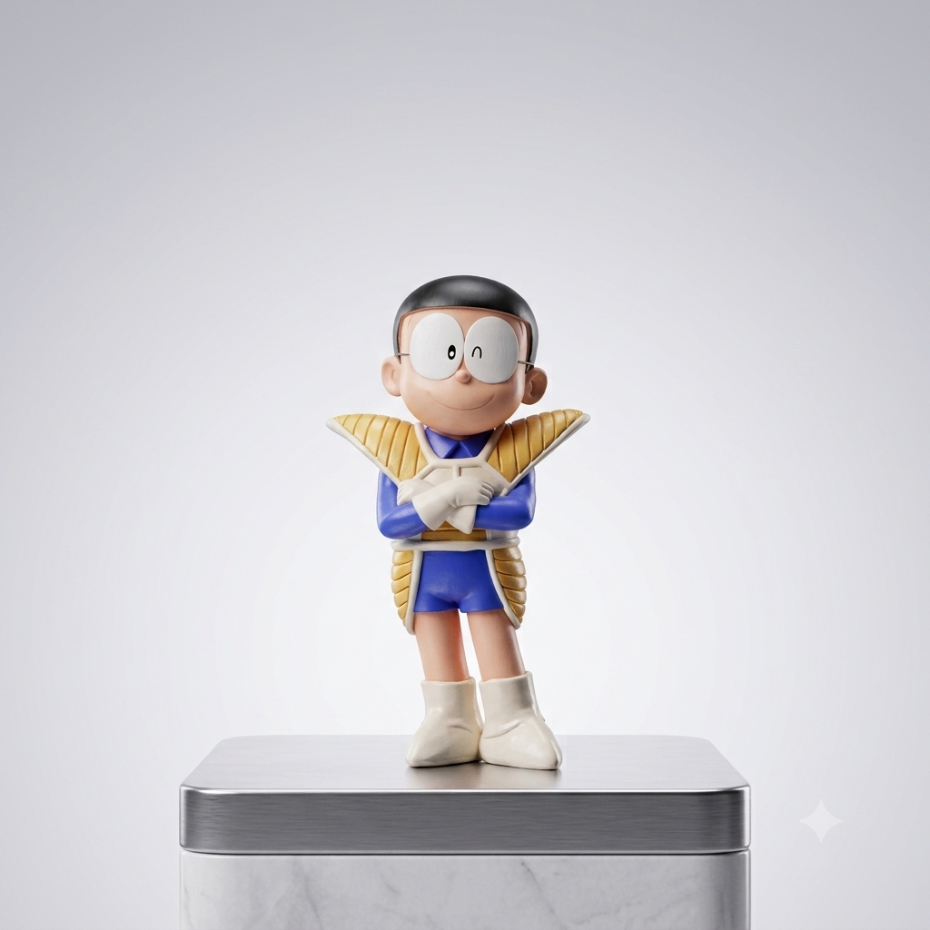 NON Study Studio Nobita Nobi Cos Vegeta Resin Statue