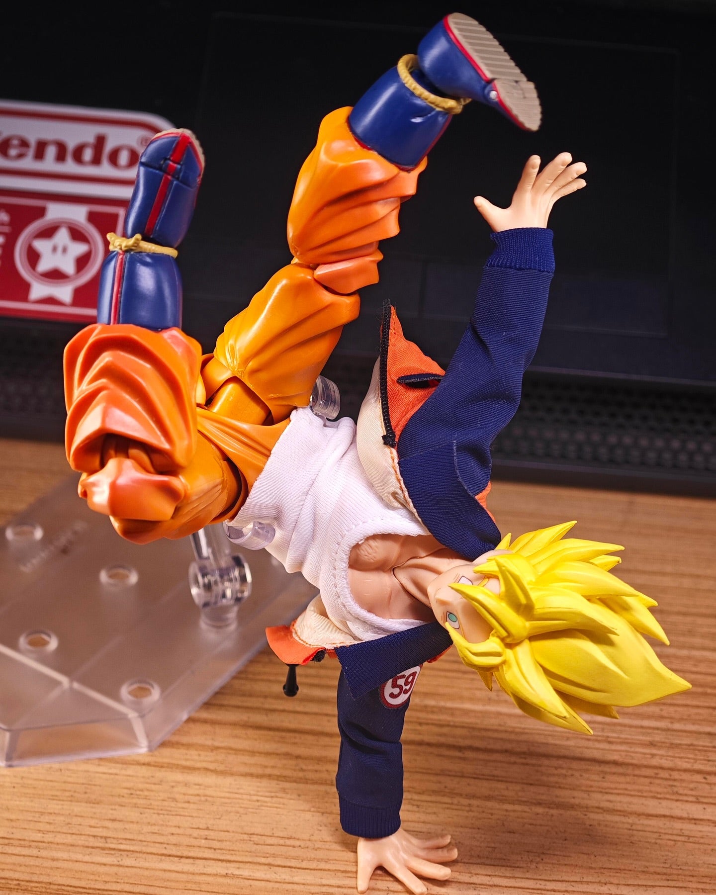 Orange Jacket and White Vest Set for SHF Goku