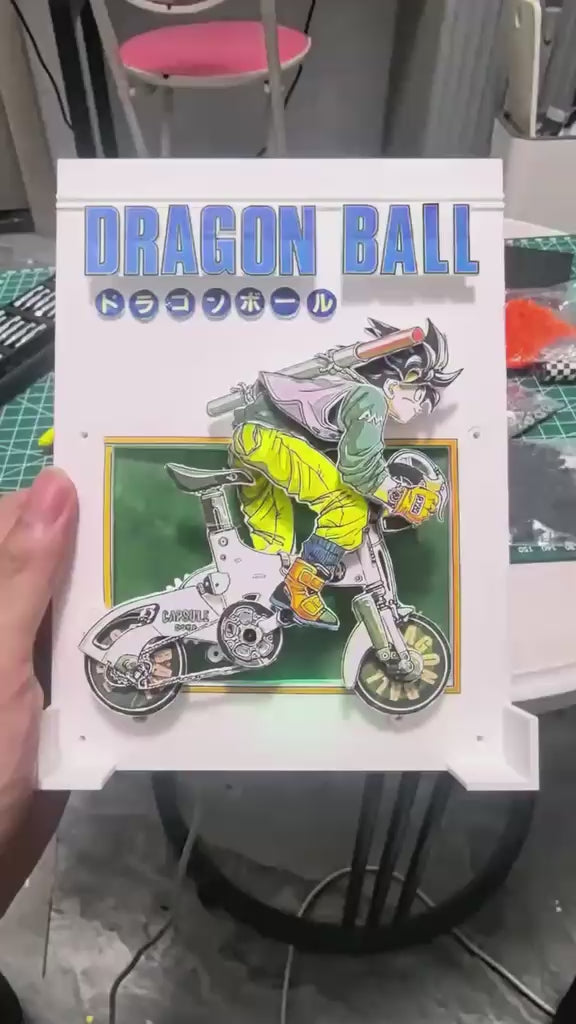 Vintage Dragon Ball Manga Cover Rotating Display Piece