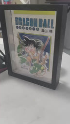 Vintage Dragon Ball Manga Cover Rotating Display Piece