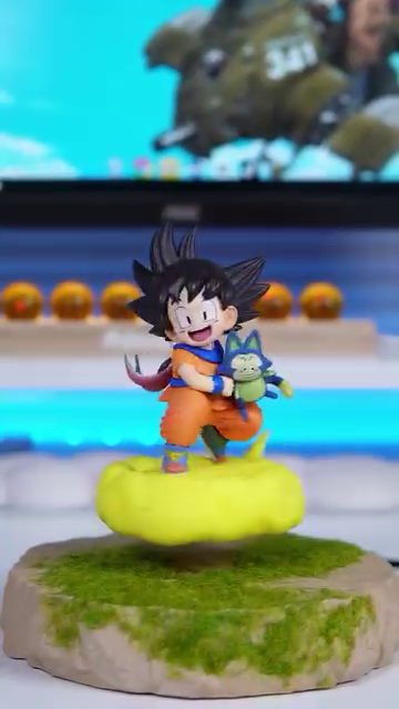 Roiis Toy Magnetic Floating Kid Goku PVC Statue