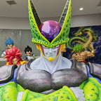 Sea Level DBZ 1/1 Perfect Cell Resin Bust Statue
