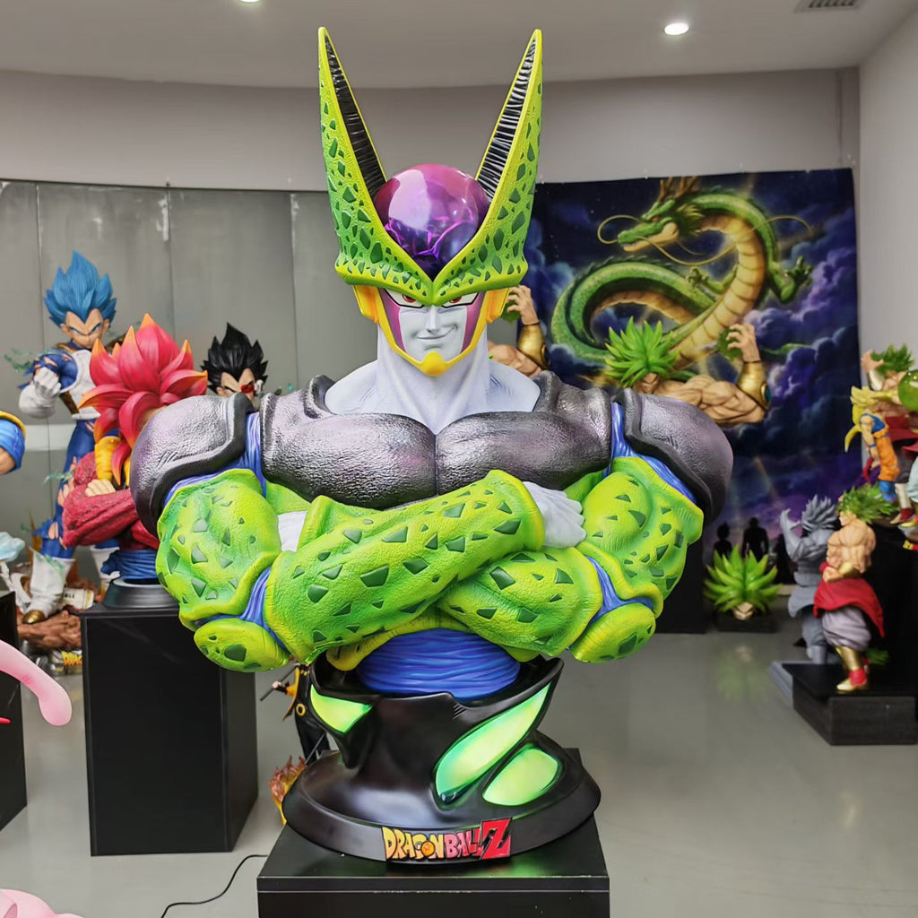Sea Level DBZ 1/1 Perfect Cell Resin Bust Statue