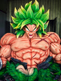 Sea Level Life-Sized Powering Up Broly Resin Statue (pre-order)