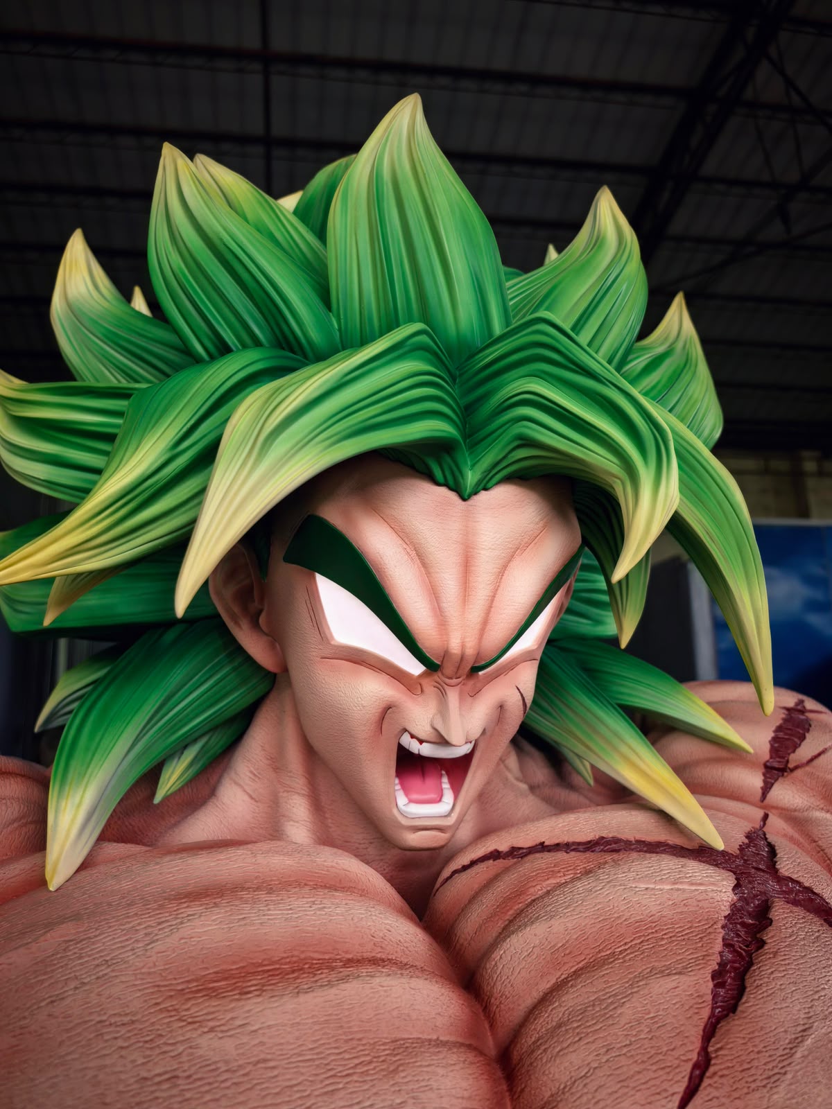 Sea Level Life-Sized Powering Up Broly Resin Statue (pre-order)
