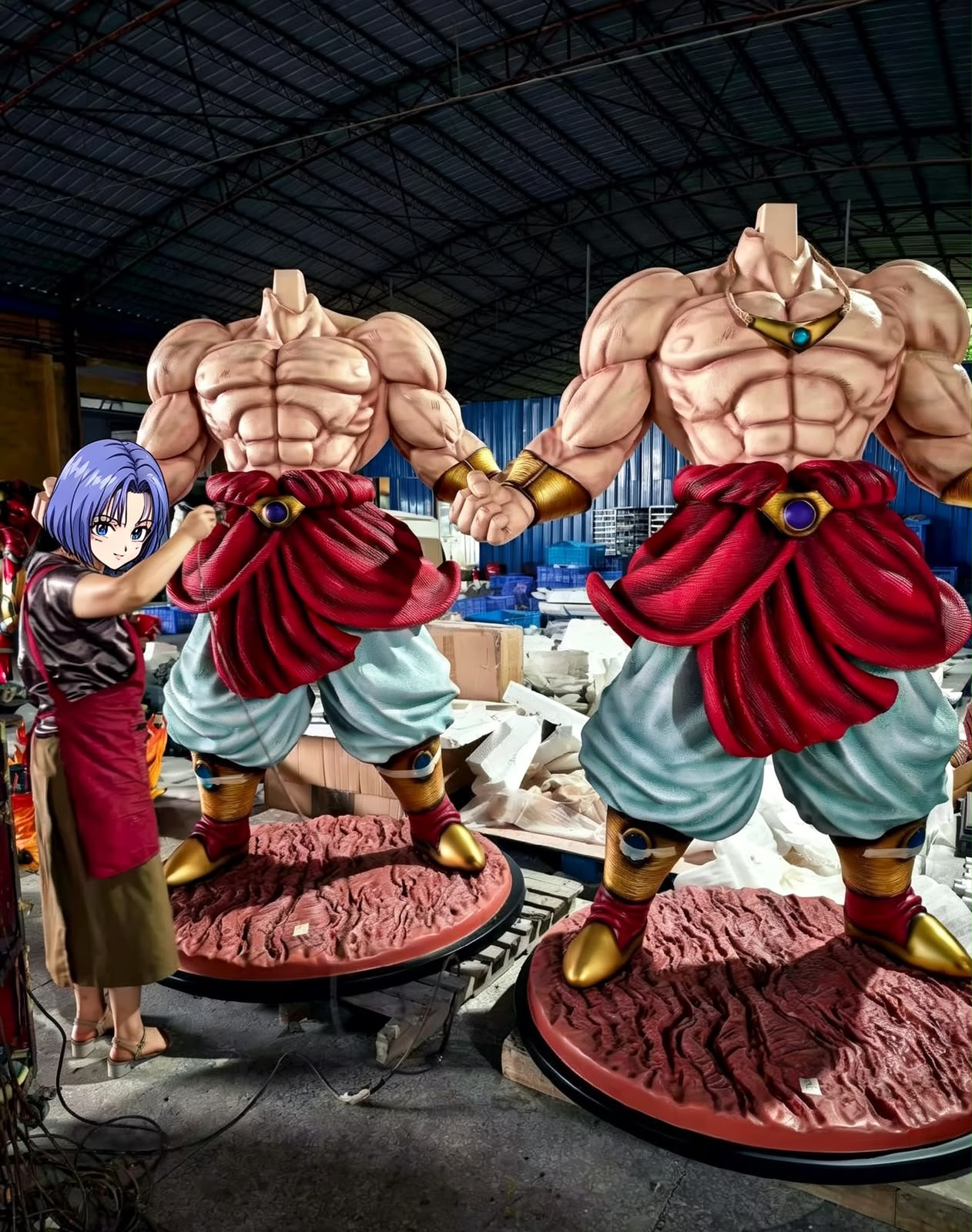 Sea Level Studio 250CM Life-Sized Broly Resin Statue