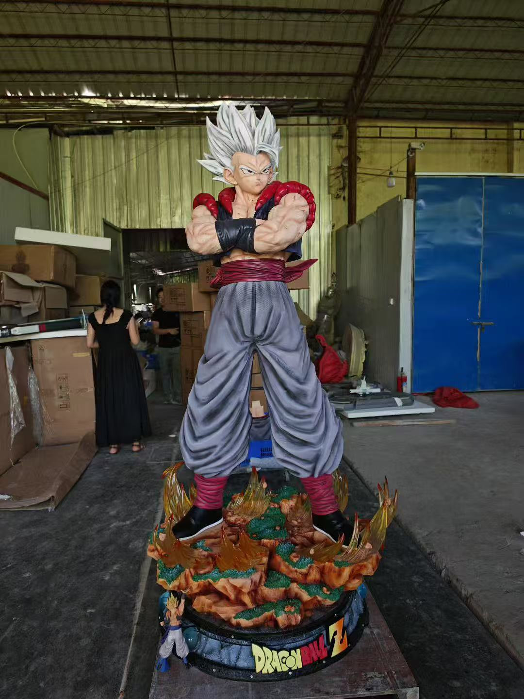 Sea Level Studio DBZ 1/1 Life-Sized Gogeta Resin Statue Comic Edition