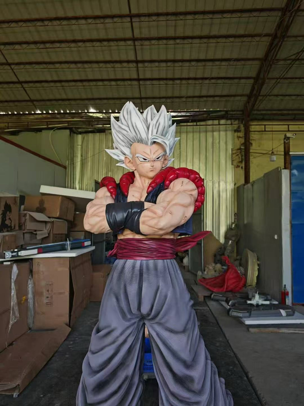 Sea Level Studio DBZ 1/1 Life-Sized Gogeta Resin Statue Comic Edition