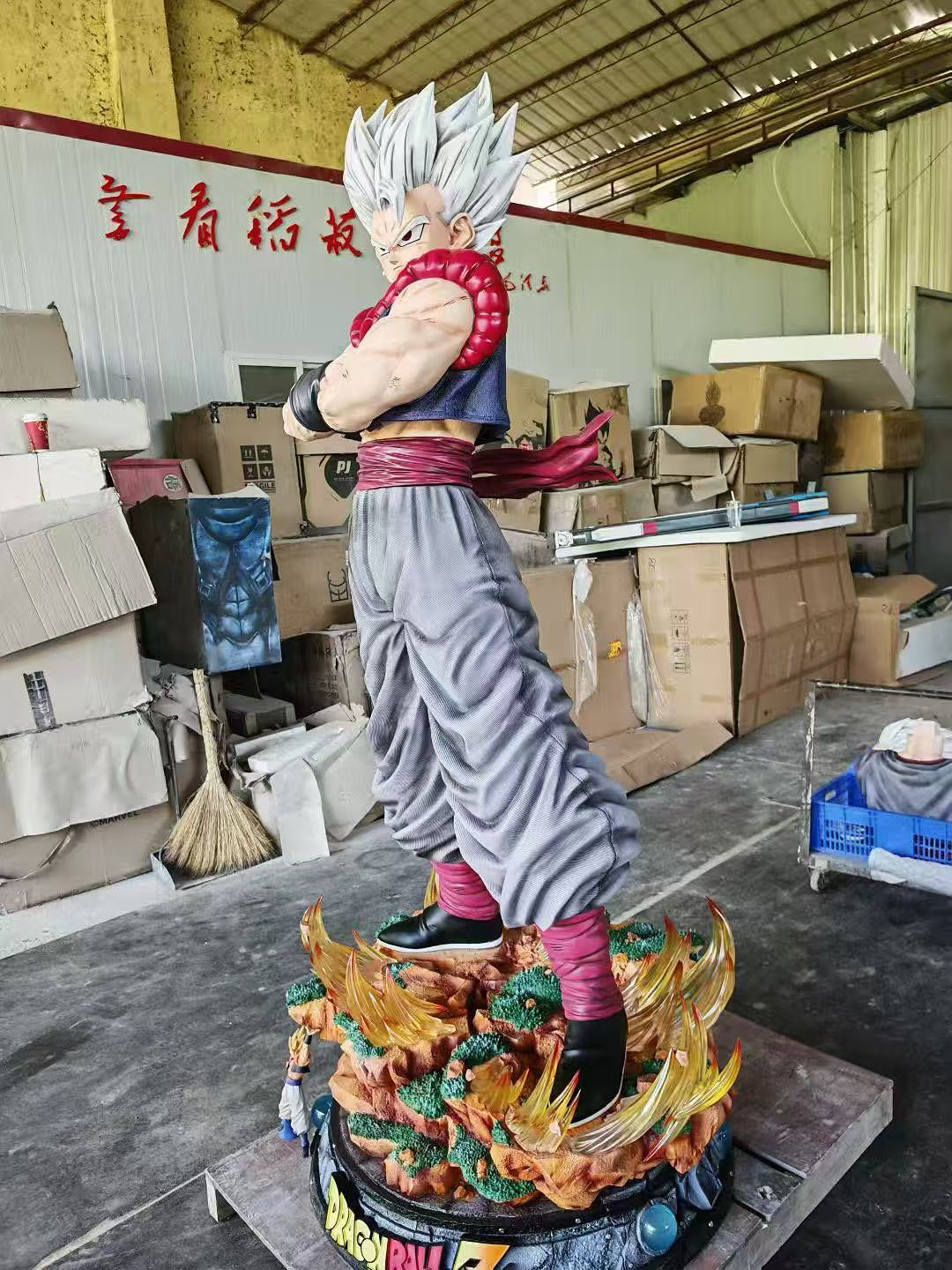 Sea Level Studio DBZ 1/1 Life-Sized Gogeta Resin Statue Comic Edition