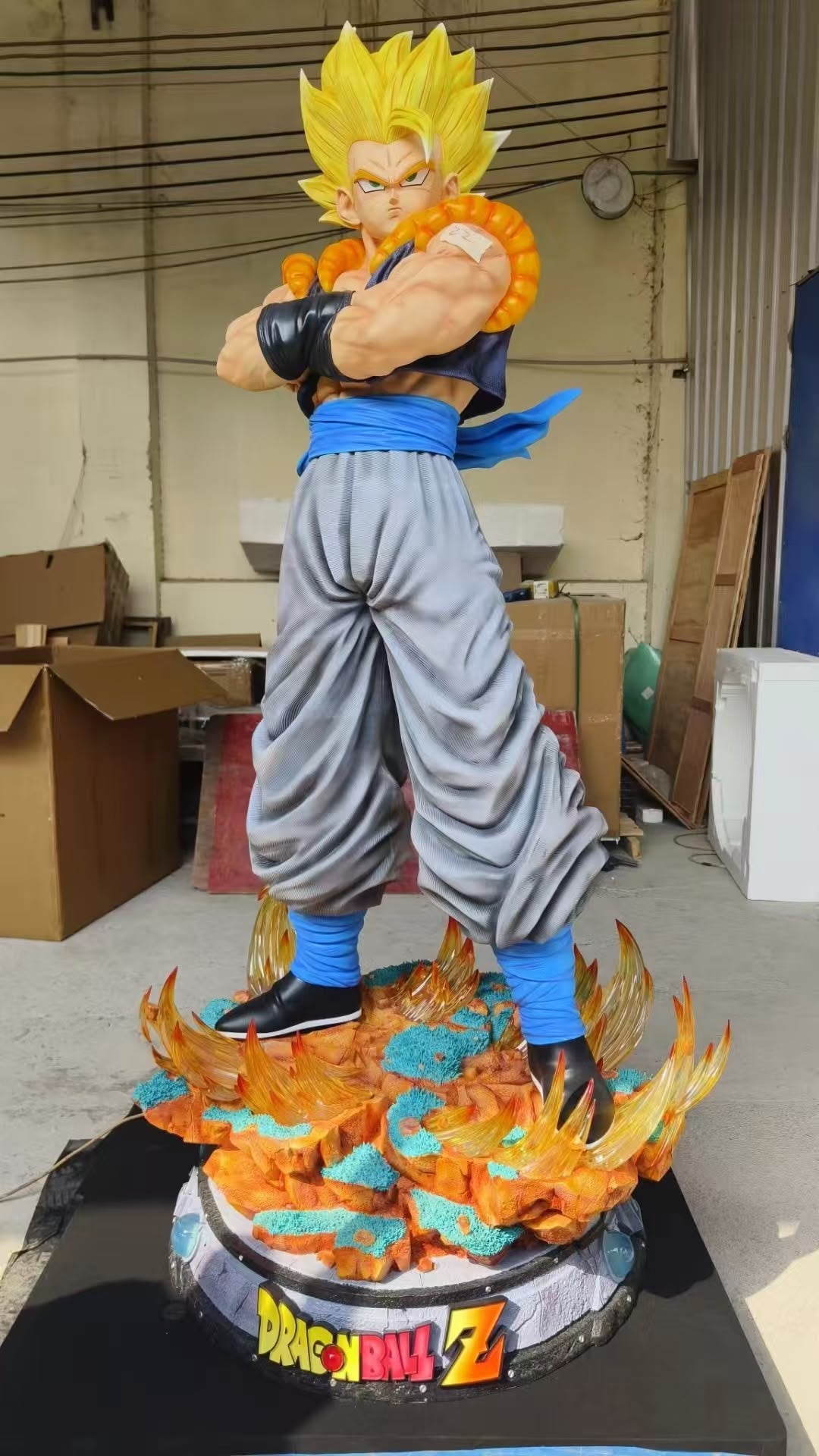 Sea Level Studio DBZ 1/1 Life-Sized Gogeta Resin Statue