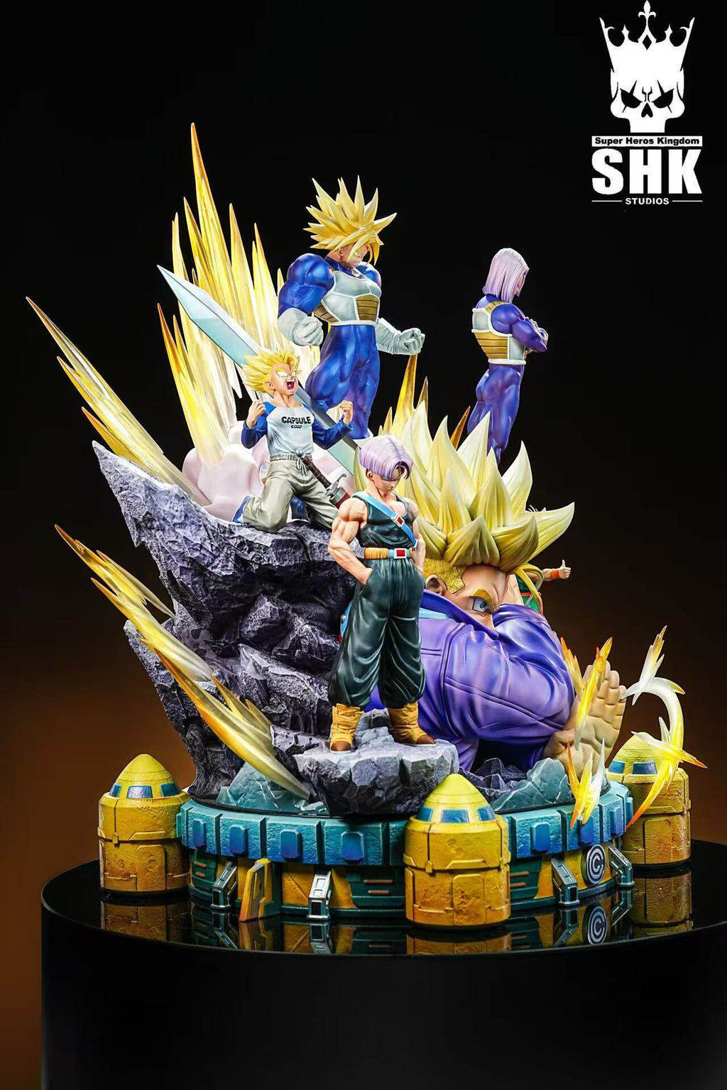 SHK Studio DBZ One-Life Trunks Resin Statue Diorama (pre-order)