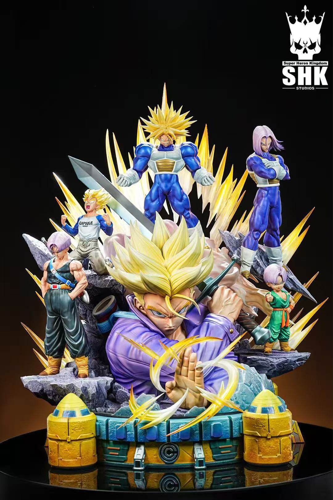 SHK Studio DBZ One-Life Trunks Resin Statue Diorama (pre-order)