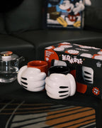 SUNDAY HOME MICKEY HAND Ceramic MUG SET of 2