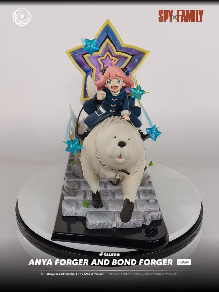 Tsume Ikigai Spy X Family Anya Forger and Bond Forger Resin Statue (pre-order)