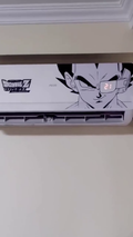 Vegeta Power Checker Air Conditioner Sticker