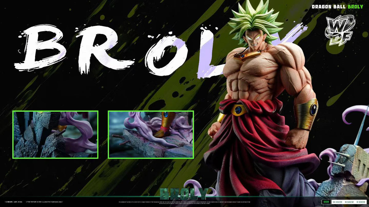 WDF Studio DBZ Broly Resin Statue (pre-order)