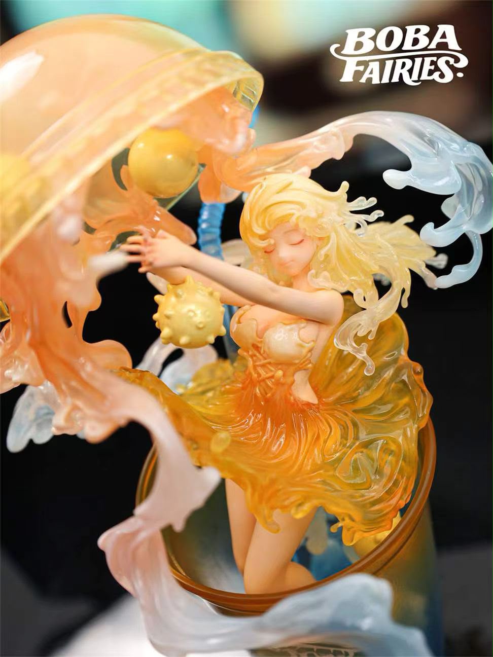 WeArtDoing Boba Fairies Brown Sugar & Lemonade Resin Statue (pre-order)