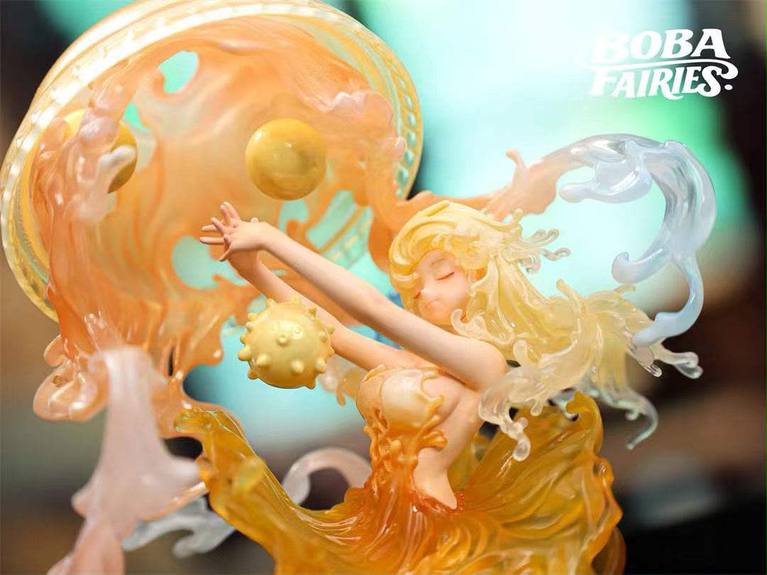 WeArtDoing Boba Fairies Brown Sugar & Lemonade Resin Statue (pre-order)