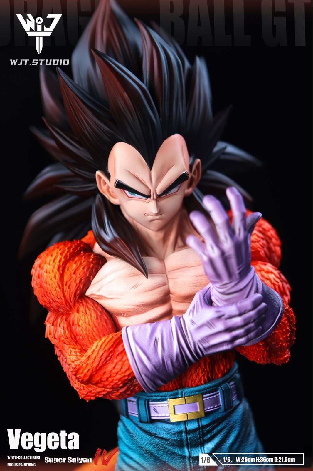 WJT Studio DBZ SS4 Vegeta Resin Statue (pre-order)