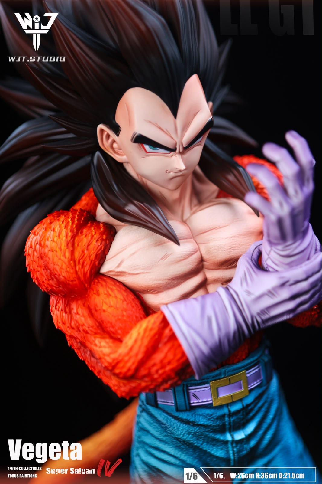 WJT Studio DBZ SS4 Vegeta Resin Statue (pre-order)
