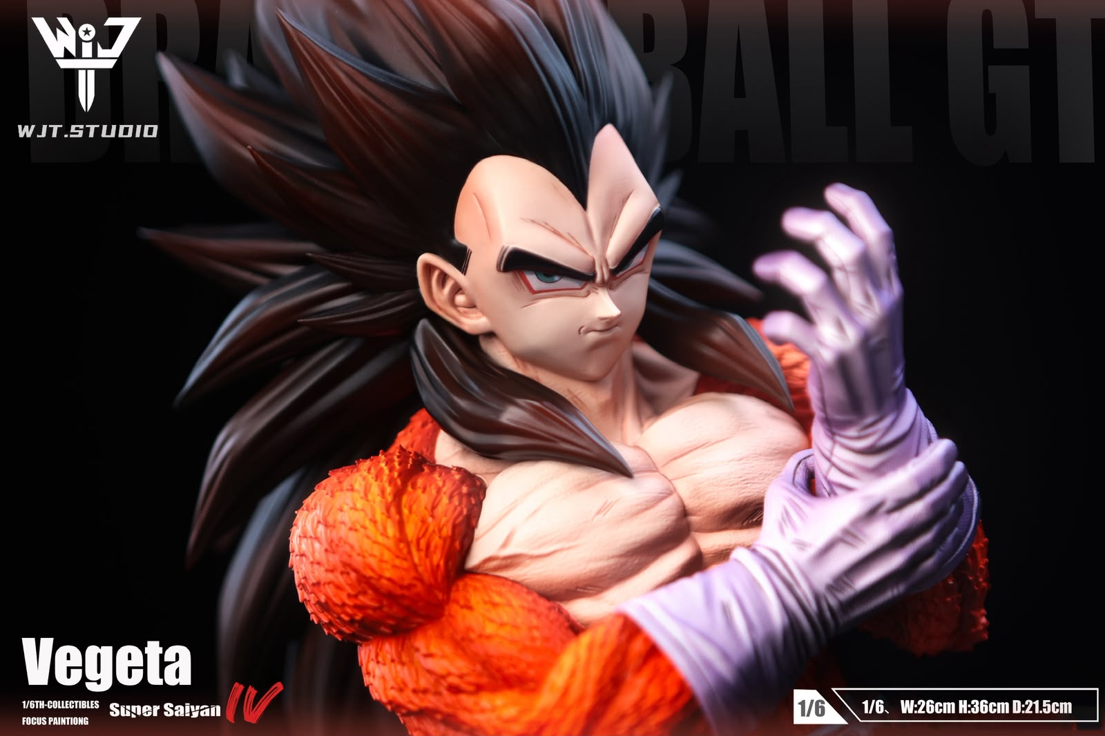WJT Studio DBZ SS4 Vegeta Resin Statue (pre-order)