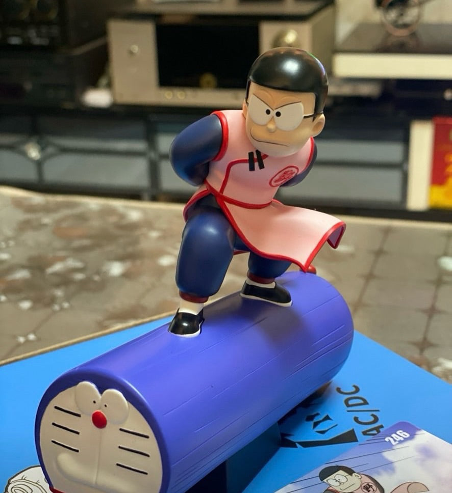 Yav May Studio Killer Nobita Nobi and Doraemon Resin Statue