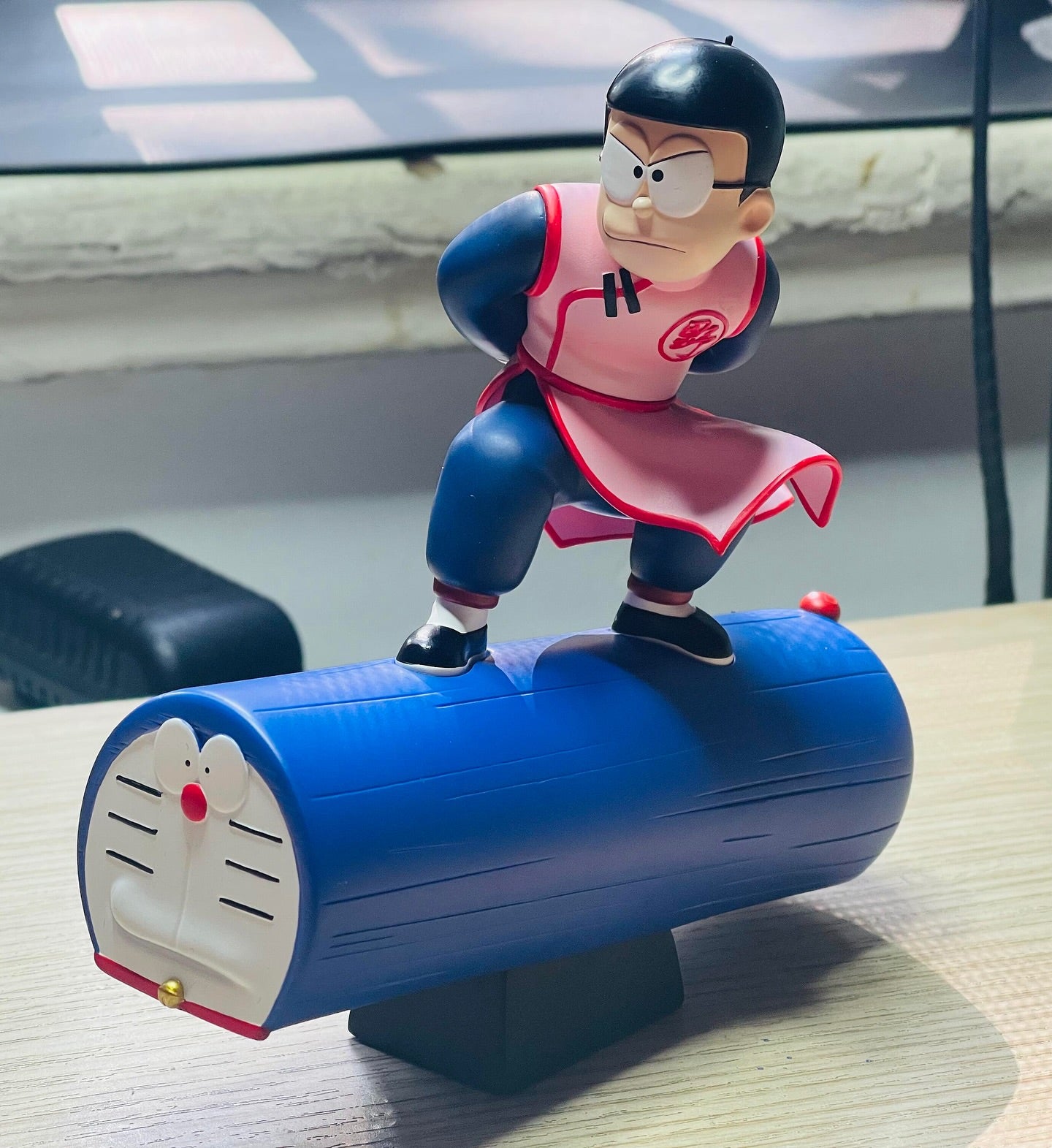 Yav May Studio Killer Nobita Nobi and Doraemon Resin Statue