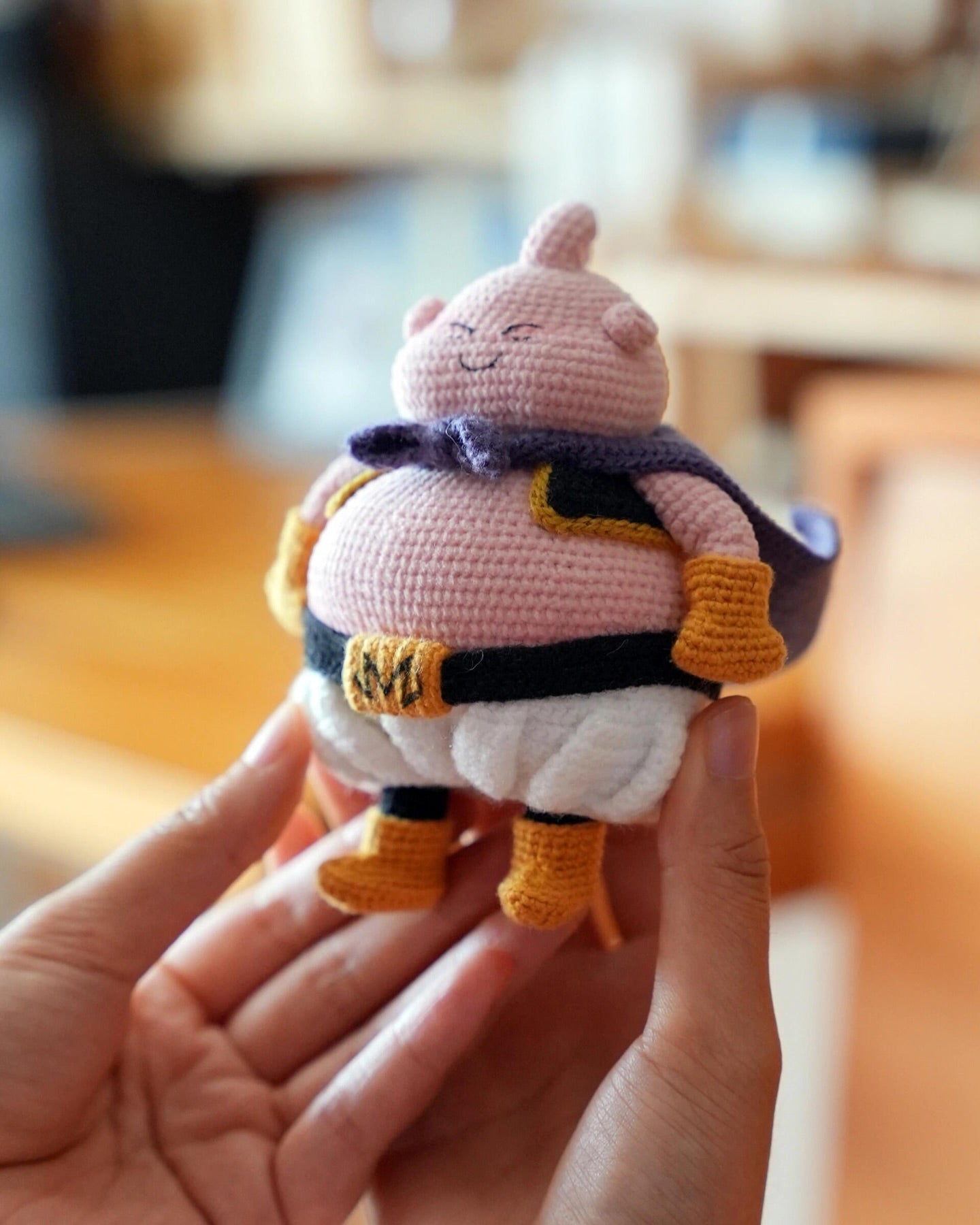 Yoki Studio Custom Hand-Made Fat Buu Wool Plush