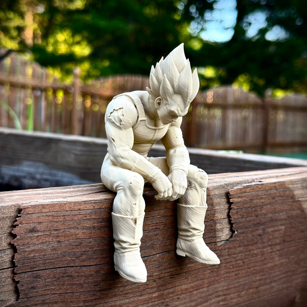 Yumi Studio DBZ Sitting Vegeta Resin Statue