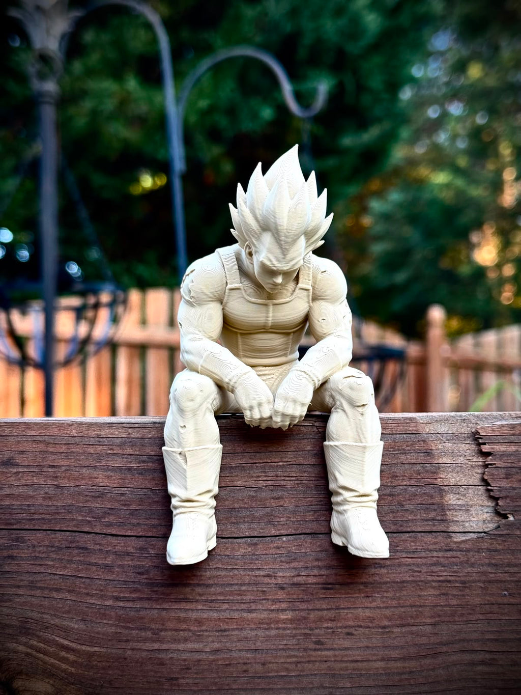 Yumi Studio DBZ Sitting Vegeta Resin Statue