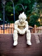 Yumi Studio DBZ Sitting Vegeta Resin Statue