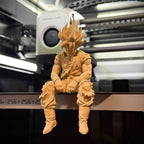 Yumi Studio DBZ Sitting Goku Resin Statue